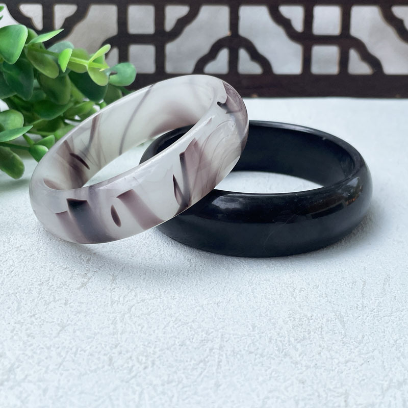 꼬리 상품 팔찌 취급 귀주 취미 황옥 일몰 붉은색 넓어진 팔찌 야오왕 돌 타이어 옥 거리 노점 공급