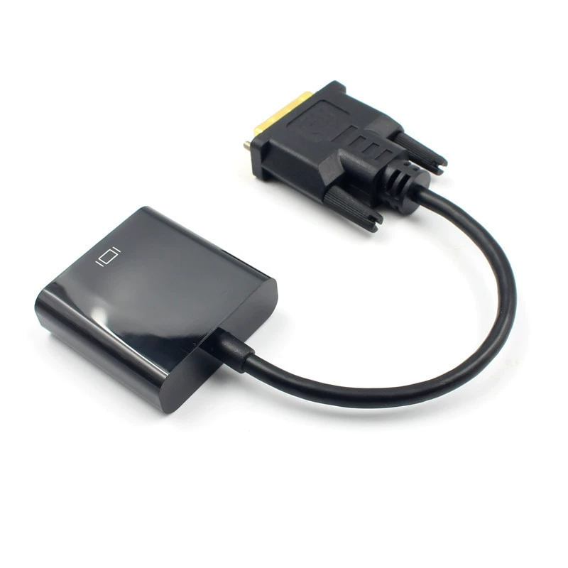 Конвертер DVI в VGA, DVI24+1 на VGA с чипом, DVI-D в VGA