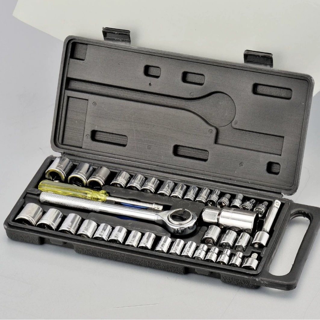Фабрика прямых продаж 40 комплектов аппаратных средств комбинированный рукав набор храпового штока бытовые ручные инструменты для ремонта автомобилей