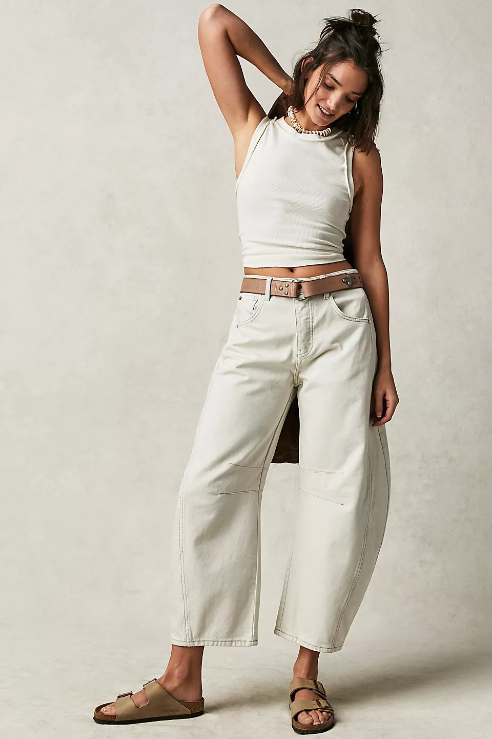 New Fashion Casual Women's Loose Wide-Leg Pants Mid-Low