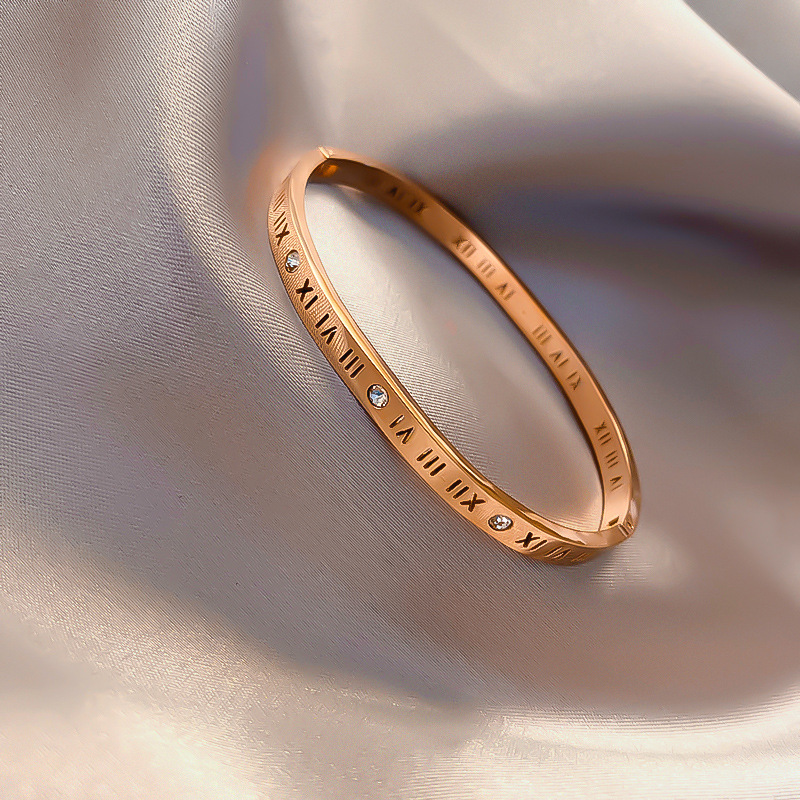 欧米のクロスボーダーにジルコンを入れて、ブレスレットを開けます。