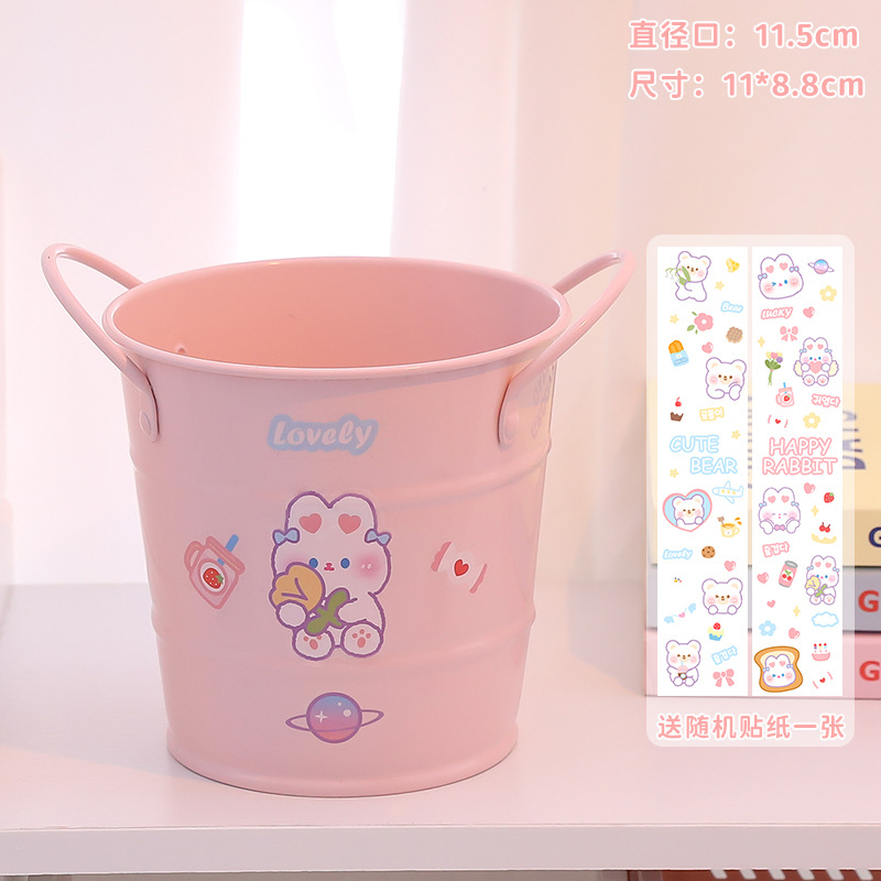 Titular de la pluma creativa DIY escritorio caja de almacenamiento chica corazón niños chica estudiante de gran capacidad simple titular de la pluma al por mayor