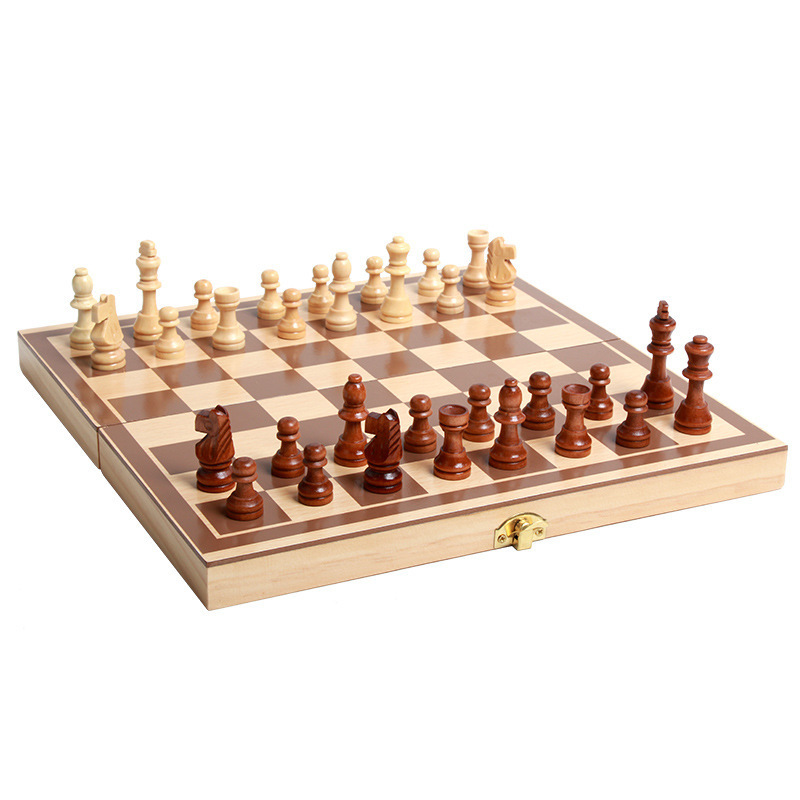 木质国际象棋儿童早教折叠成人比赛实木棋盘博弈宝宝竞技益智玩具|undefined