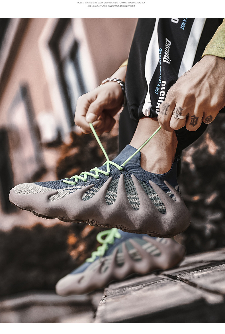 2023 Sommer neue Herren Sportschuhe Studenten Vance Kokosnuss Schuhe atmungsaktiv fliegendes Mesh Casual Running trendige Schuhe_voghion.com