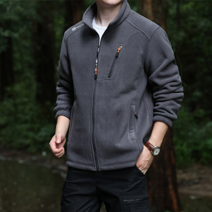 Jacket Men's Winter Trendy Men's Clothing Loose Jacket Liner Clothes Thickened Velvet Warm Jacket Men's Winter Style