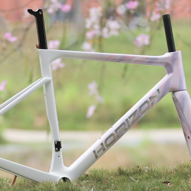 Kung Horizon Skyline Feo-Disc Carbon Fiber Disc Brake Frame Fully Internal Wiring Pneumatic Road Bike 22-Speed