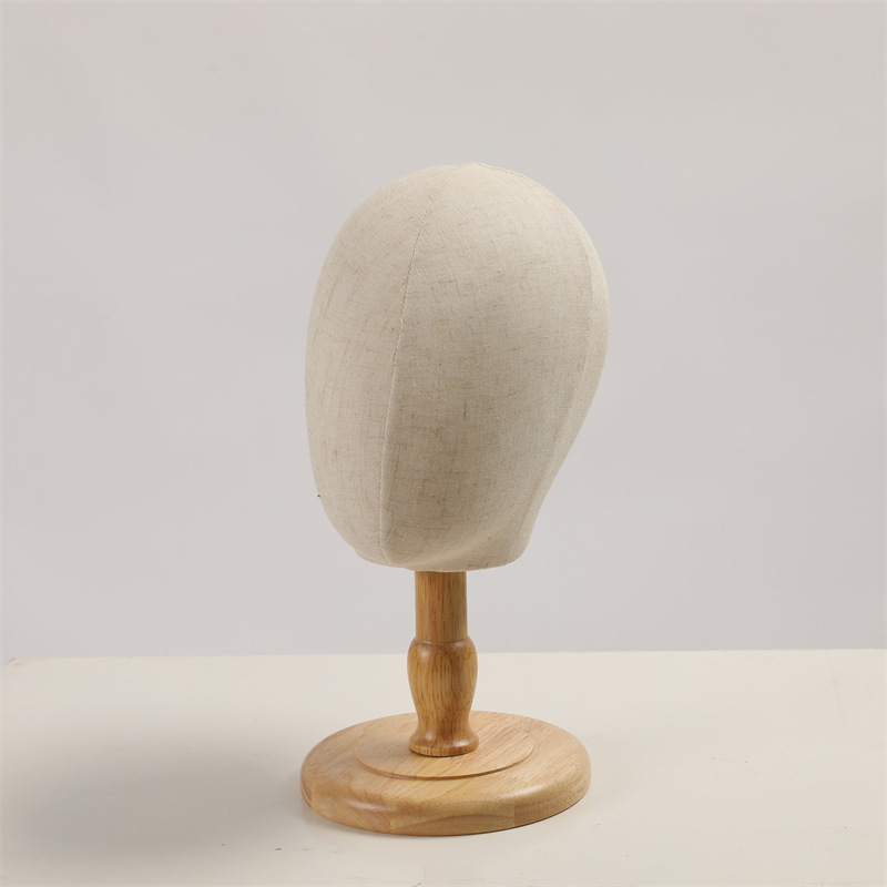 Soporte de Cabeza de Maniquí para Sombreros y Pelucas de Terciopelo para Escaparates