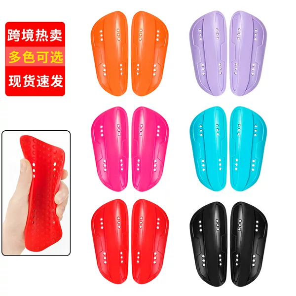Cross-Border In-Stock Silicone Football Shin Guards for Adults, Thickened Insert-Type Sports Protective Gear, Customizable