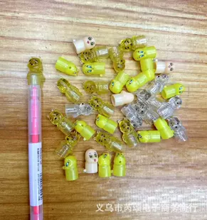 Пластиковые колпачки для карандашей с мультяшными фигурками