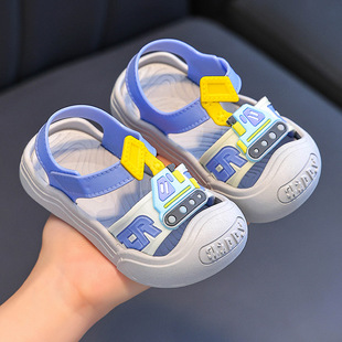 Children's Sandals for Men's Summer 1-5 Years Old Soft-soled Non-slip Small and Medium-sized Children's Sports Wear-resistant Beach Sandals for Baby Women