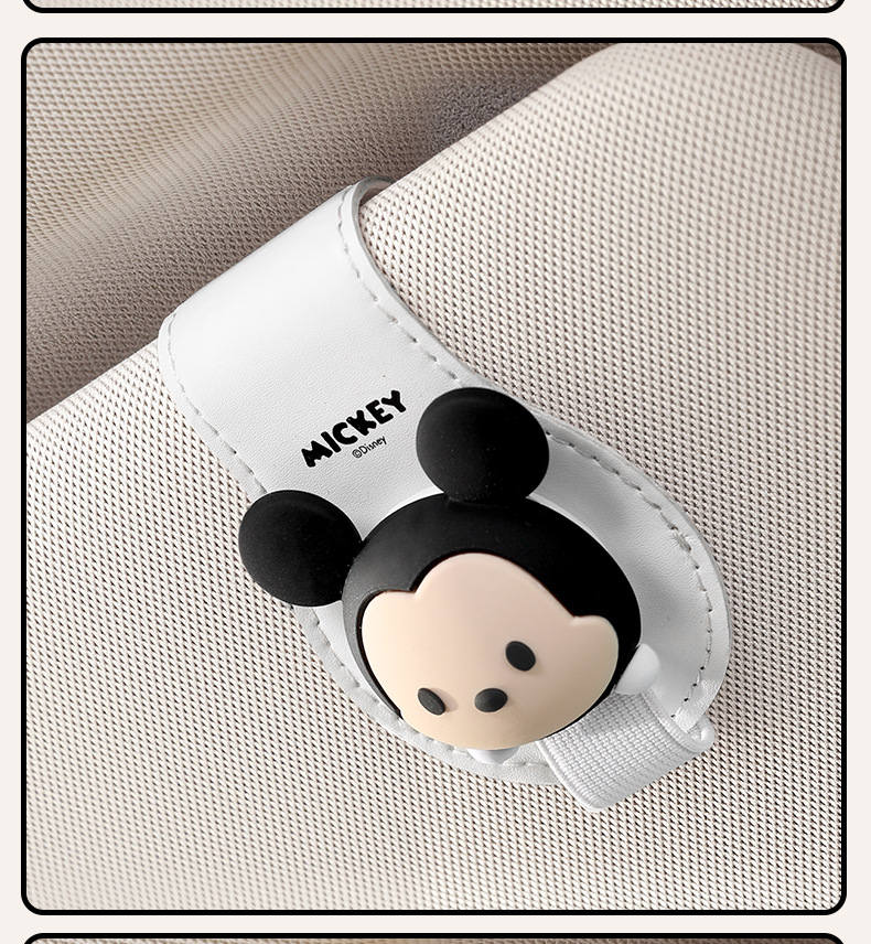 Mickey and Minnie Car Glasses Holder Multifunctional Car Sun Visor Driver's Glasses Case Car Sunglasses Clip for Hanging Glasses