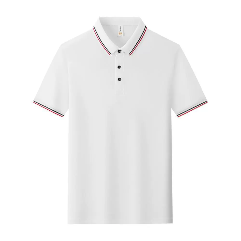 Летняя рубашка-поло, футболка с короткими рукавами с лацканами, мужская и женская рабочая одежда, культурная рубашка.