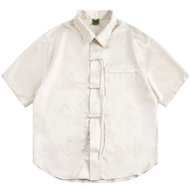 Japanese retro ethnic shirt
