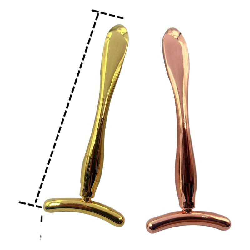 Palo de masaje para ojos, crema para ojos y esencias, aplicador facial de doble cabeza, para cuidado y hidratación