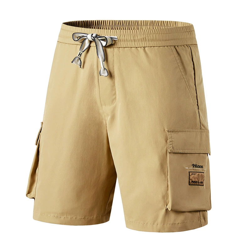 2025 Летний тонкий легкий экстравагантный бренд свободные укороченные мужские деловые костюмы шорты