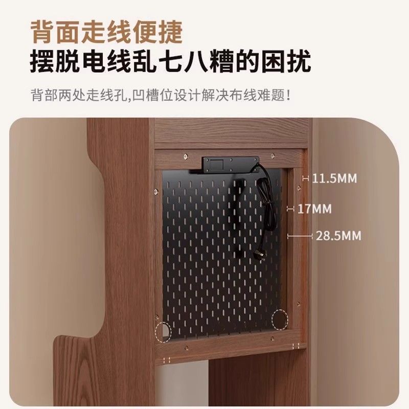 实木餐边柜咖啡柜收纳柜厨房一体靠墙储物柜家用小型置物柜茶水柜|undefined