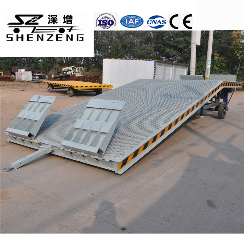 10吨移动式登车桥 移动式登车桥叉车装卸货平台货柜 高度可调节
