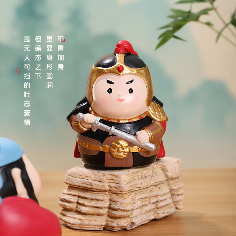 (2개) 한나라 수지 장식품 복고풍 여행 장식 소형 장식품 뤄양 장안 문화 및 창의적 주변 기념품 선물