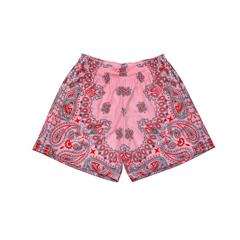 アウトドアスポーツショートパンツ男性ファッションブランド夏新作スポーツフィットネスランニングバスケットボールショートパンツ四分プリントショートパンツ