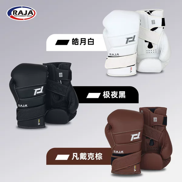 Raja Professional Boxing Gloves for Adults, Men and Women, Breathable and Non-Slip Fighting Training Gloves, Model V100