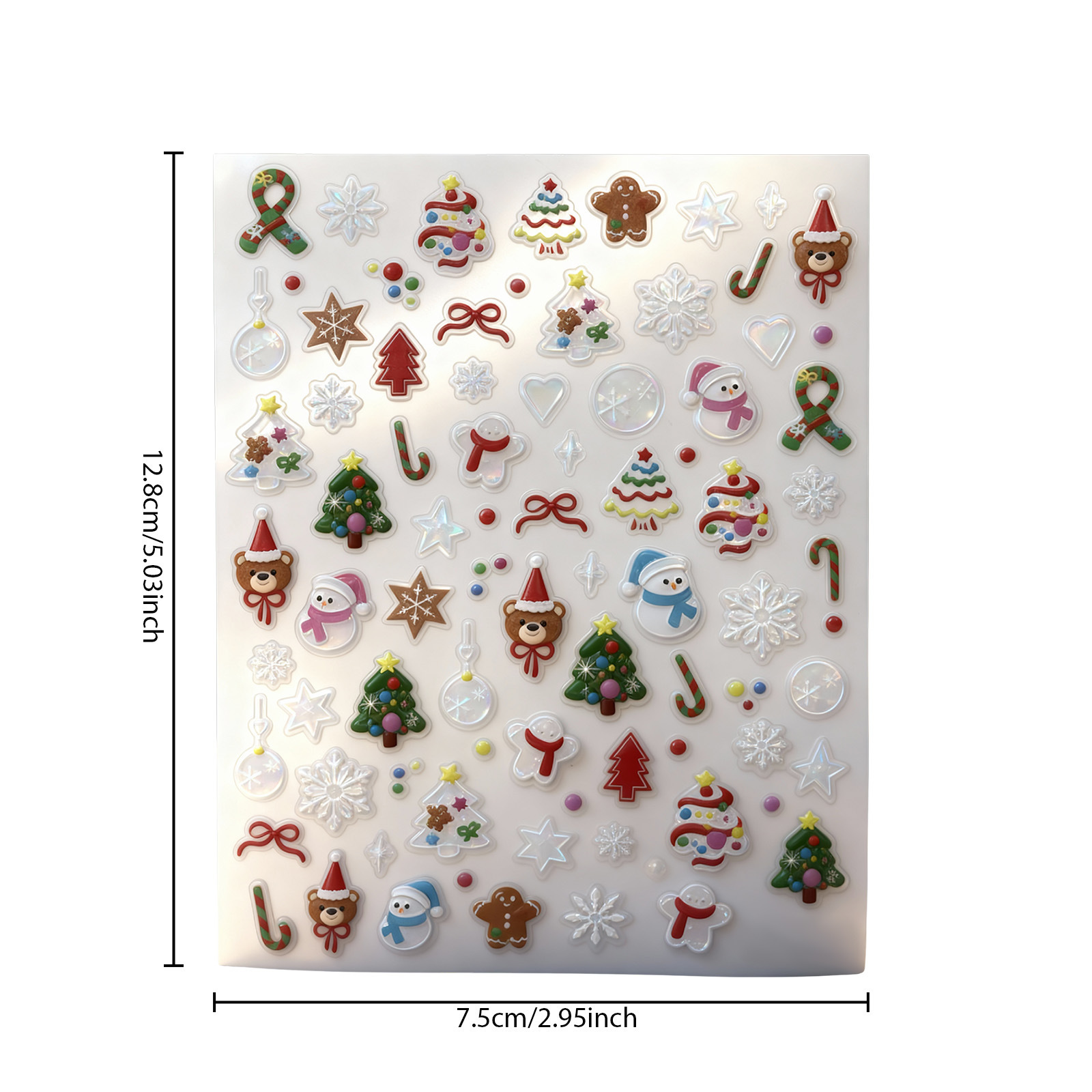 Christmas Nail Sticker Pattern Festival DIY Creative Nail Accessories_voghion.com