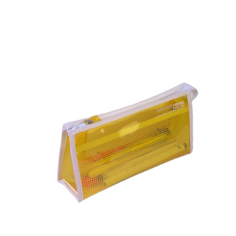 橙色pvc按扣袋 EVA化妆包育丰供应新材料过欧标EVA材质可印刷logo