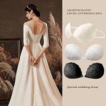 I 19881 French Satin Off Shoulder Wedding Dress ����������