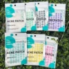 One piece each of seven colors