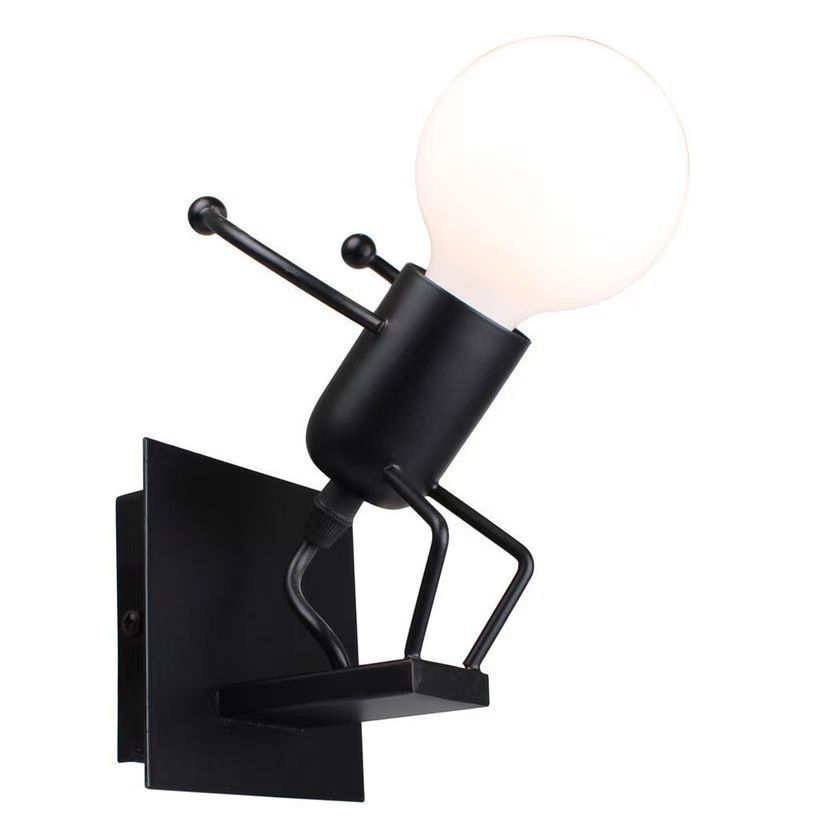 Suministro moderno simple creativo personalizado habitación infantil transfronteriza escalera escalada villano lámpara de pared transfronteriza Comercio exterior LED lámpara de pared