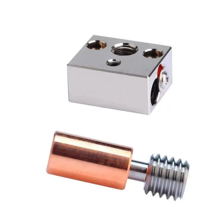 Ender3 S1pro спрайт двойной металлический горловая трубка нагревательное устройство силиконовый рукав титанового сплава горловина 3D Принтеры фитинги