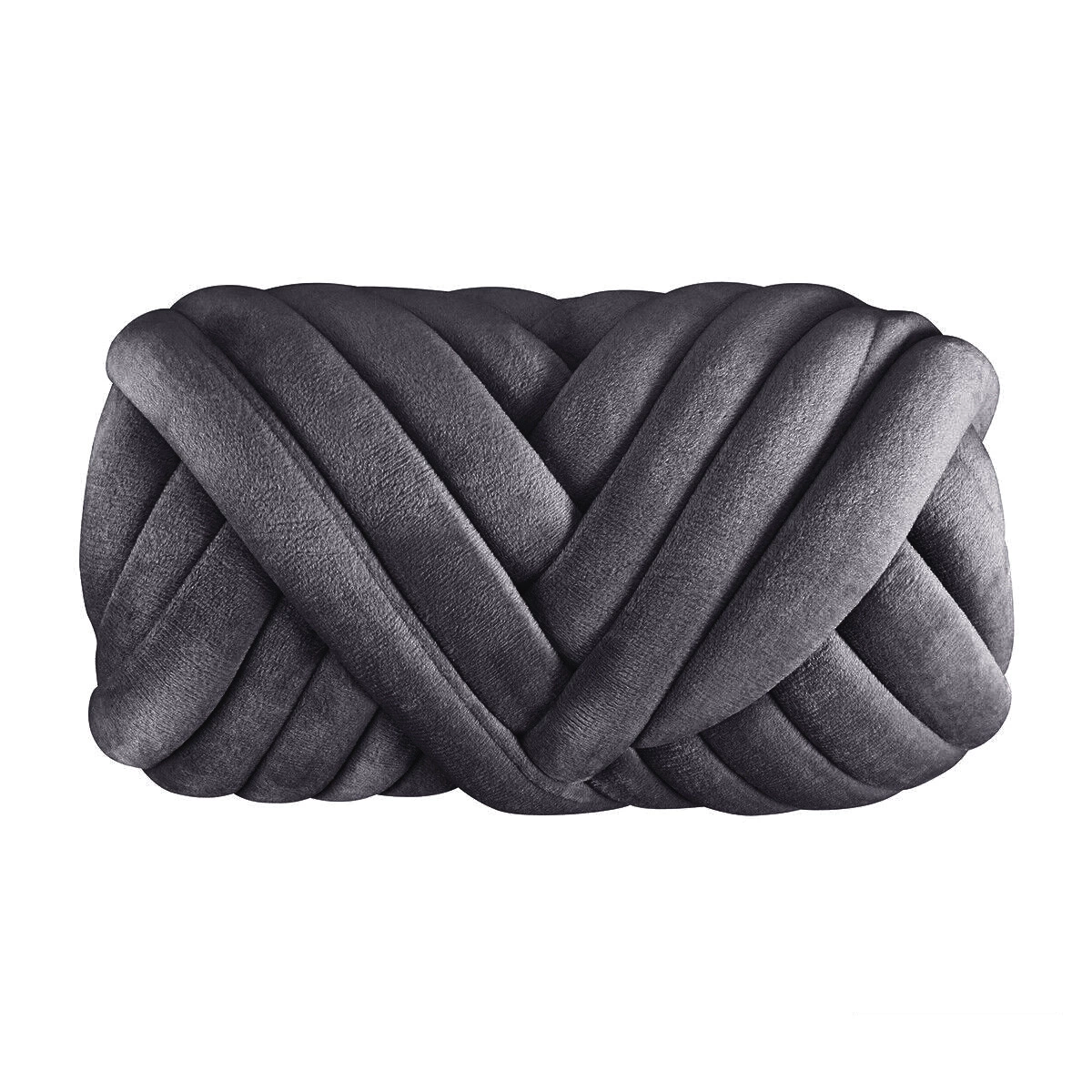 Кускай DIY пряжа для пледа, бархатное литьё хлопок, 1 кг (≈60 м), толщина 2,5 см