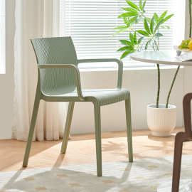 加厚桌椅塑料椅子家用靠背餐厅餐椅户外阳台饭店食堂椅学校工程椅