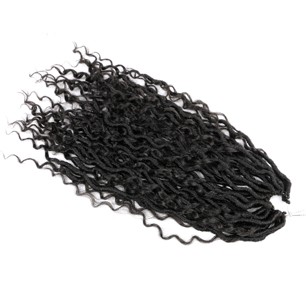 Kimyasal Elyaf Tığ Örgü Saç Peruk Örgüler Çocuk Peruk_voghion.com