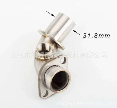 Motorcycle Modified Exhaust Pipe Front Section Suitable for Vespa Gtv Gts 250 300Ie 2008-2020 (Motorcycle exhaust pipe) - gtv-gts-250-300-ie-front-section