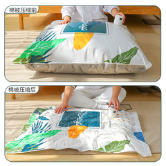 Wholesale vacuum compression bag for sucking clothes, bedding, moving, organizing, extra thick, large size, home storage bag