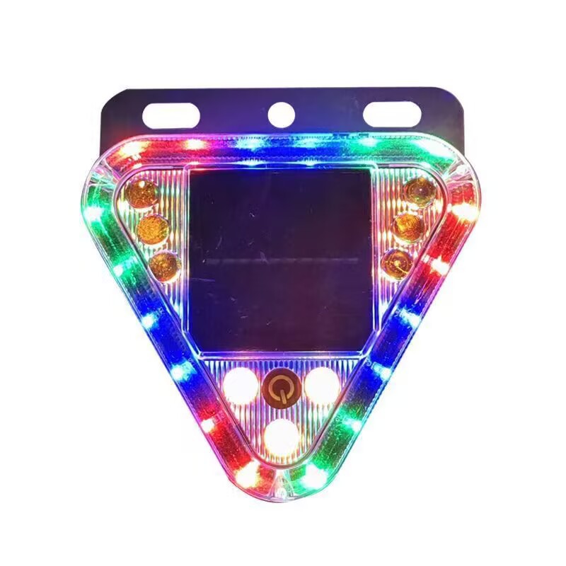 Solar Flash Light Car Anti-Rear Collision Truck Flash Led Light Strong Light Strong Magnetic Installation-Free Car Warning Light
