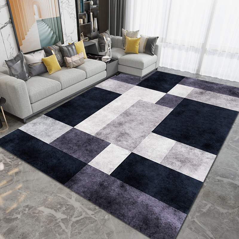 Cross-Border Minimalist Living Room Carpet, Full-Cover Sofa and Coffee Table Rug, Home Bedroom Bedside Rug, Decorative Floor Mat, Non-Slip Foot Mat Cross-Border Minimalist Living Room Carpet, Full-Cover Sofa and Coffee Table Rug, Home Bedroom Bedside Rug, Decorative Floor Mat, Non-Slip Foot Mat
