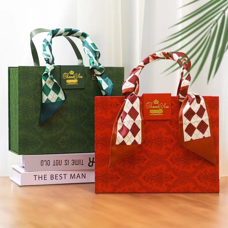 创意礼品包装盒复古婚礼伴手礼盒礼物盒节日礼品盒空盒结婚喜糖盒