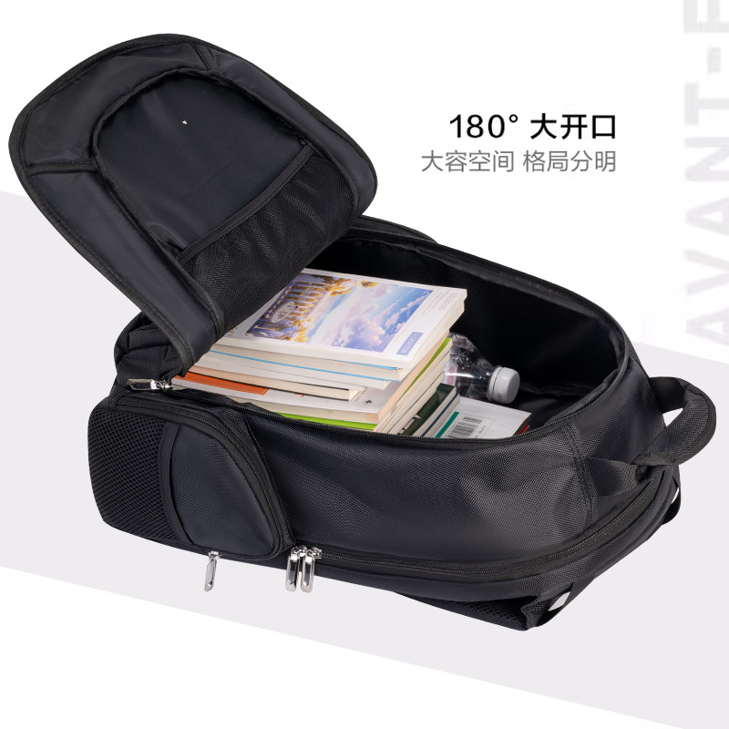 Mochila para Laptop de Tela de Oxford, Multicapa, Gran Capacidad, para Escuela y Viajes