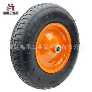 Factory Customized 16-Inch 4.80/4.00-8 Rubber Pneumatic Tire Unicycle Garden Cart Wheel