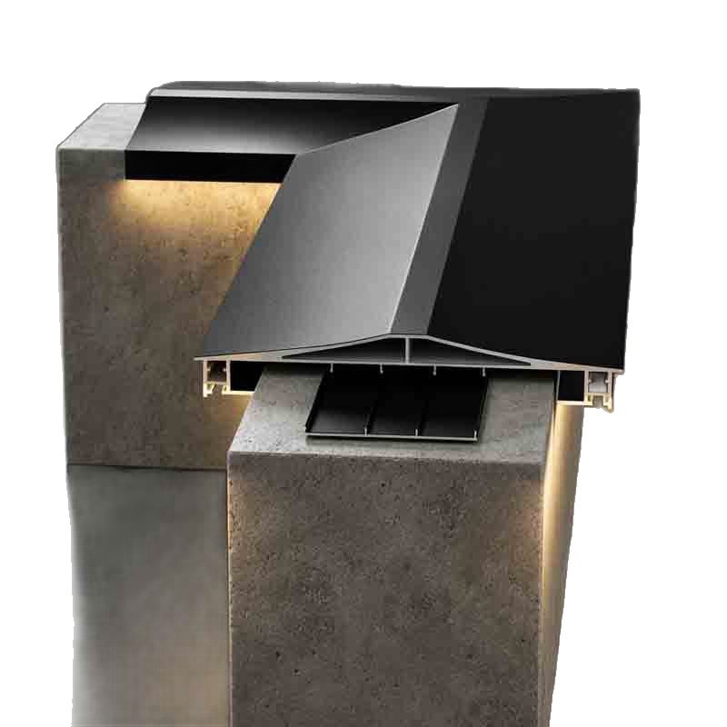 Cubierta de Remate para Muro de Aleación de Aluminio Impermeable para Villa