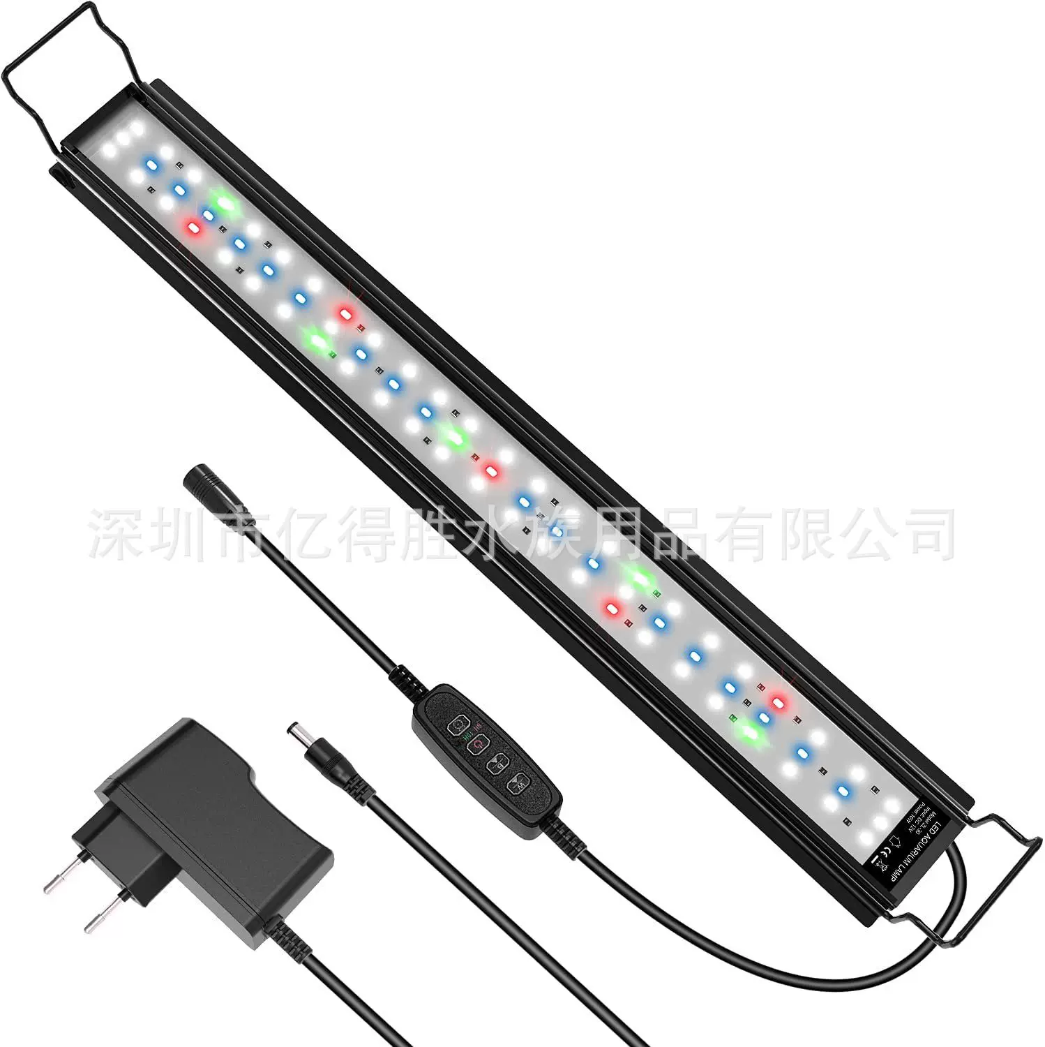 【】全光谱鱼缸灯支架灯IP66防水LED水族照明水草灯LED灯具水族箱