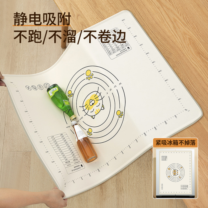 Shouyou 本物のシリコーン混練マット、厚みのある食品グレードの家庭用混練およびパネルマット、滑り止めキッチンまな板ベーキング|undefined