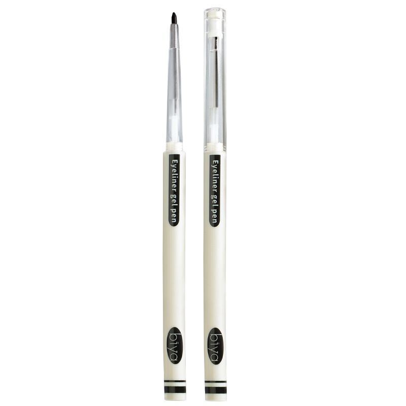 Biya Silky Eye Liner, natural, suave, no es fácil de manchar, impermeable, anti-transpiración, delineador de ojos para principiantes.