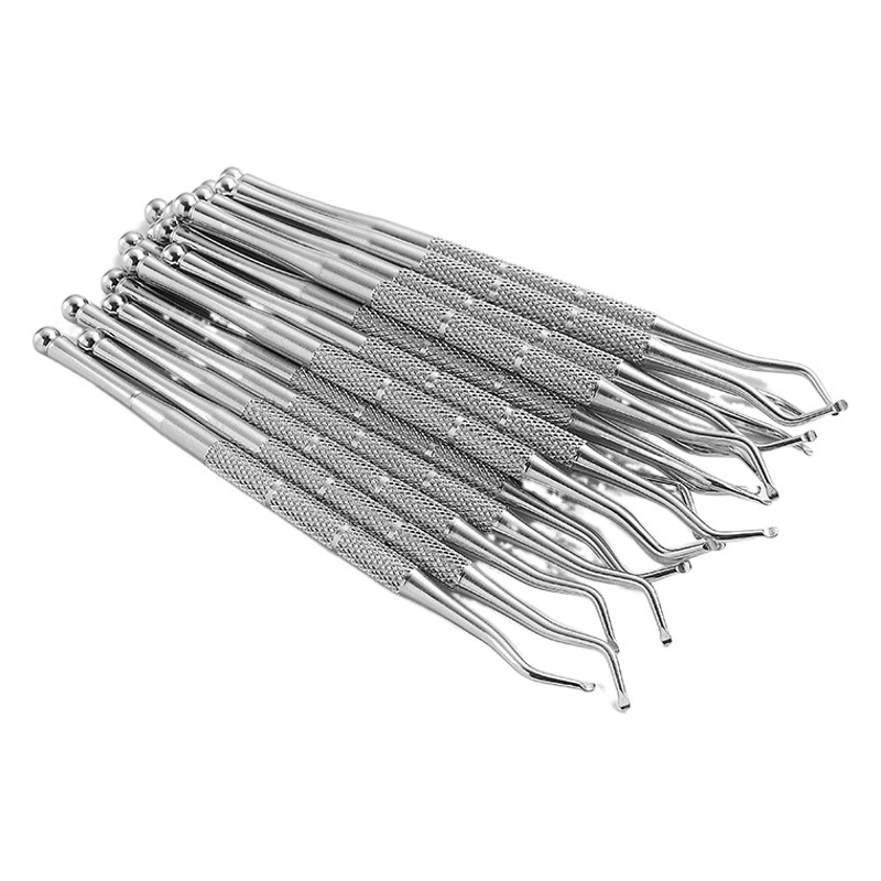Factory spot nail picker double-head kick warping device nail manicure nail picker ditch spoon cleaning nail dirt nail tools