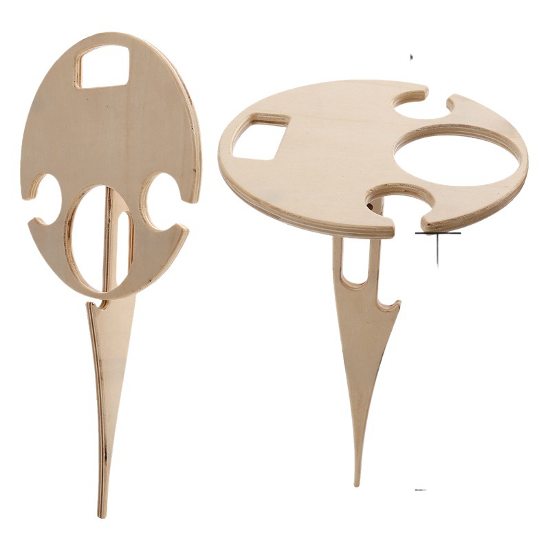 Mesa de vino al aire libre Mesa de vino plegable portátil al aire libre Mesa de vino de playa al aire libre