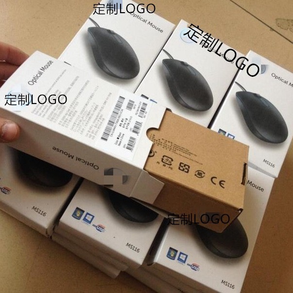 Ms116 Wired Mouse Laptop Desktop USB Wired Universal Suitable for Dell Laptops