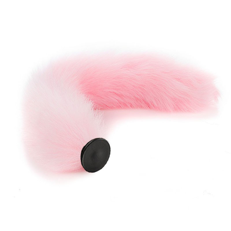 Sexy reemplazable Fox cola de silicona vibración anal plug back corte masturbación SM suministros para adultos entrega al por mayor