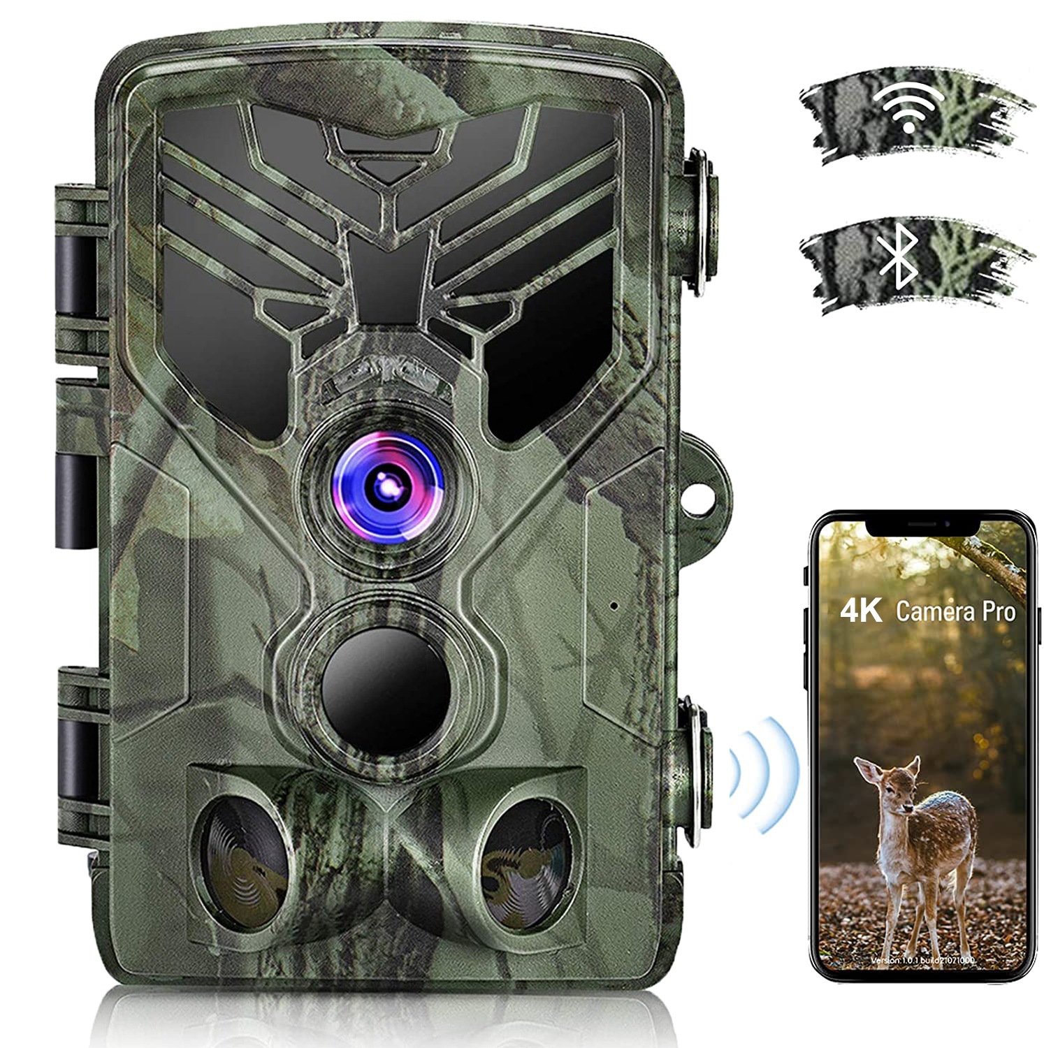 4K36Mp Hunting Camera Wifi830Pro with App for Remote Mobile Control and Viewing Photos/Videos at Any Time