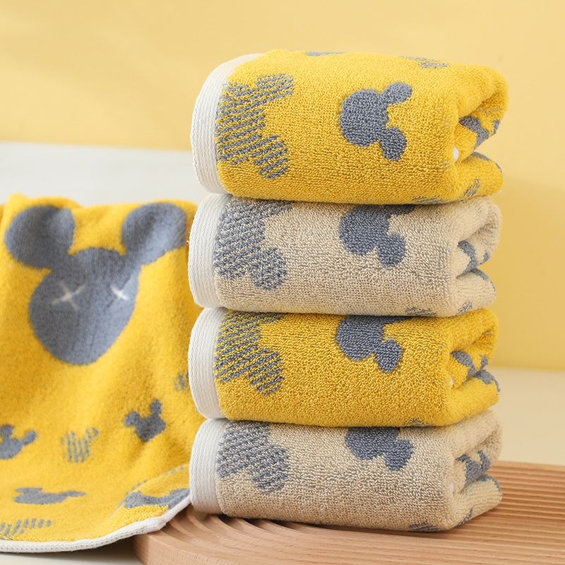 Children's Pure Cotton Towels, Soft, Absorbent, Lint-Free, Cartoon, Wholesale for Men and Women, Popular on Douyin and Pinduoduo Children's Pure Cotton Towels, Soft, Absorbent, Lint-Free, Cartoon, Wholesale for Men and Women, Popular on Douyin and Pinduoduo